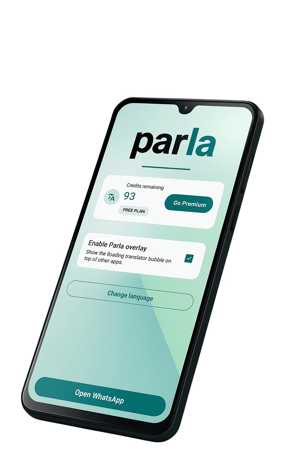 Parla mobile preview